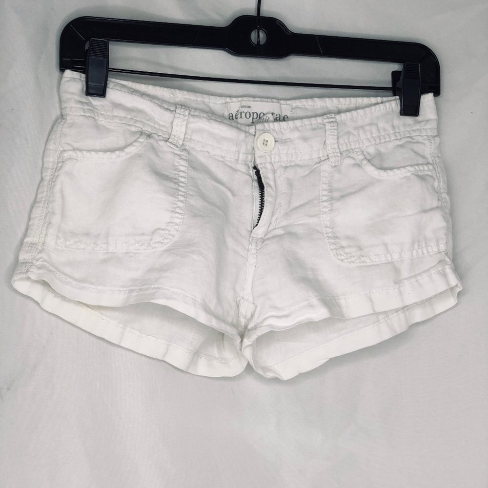 3️⃣ Bundle Women's white Aeropostale shorts